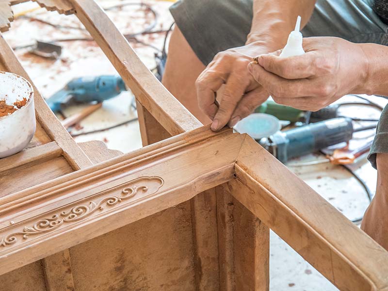 怀安旧家具翻新改色怎么做